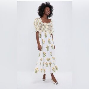 Pink City Prints buttercup meadow meryl dress